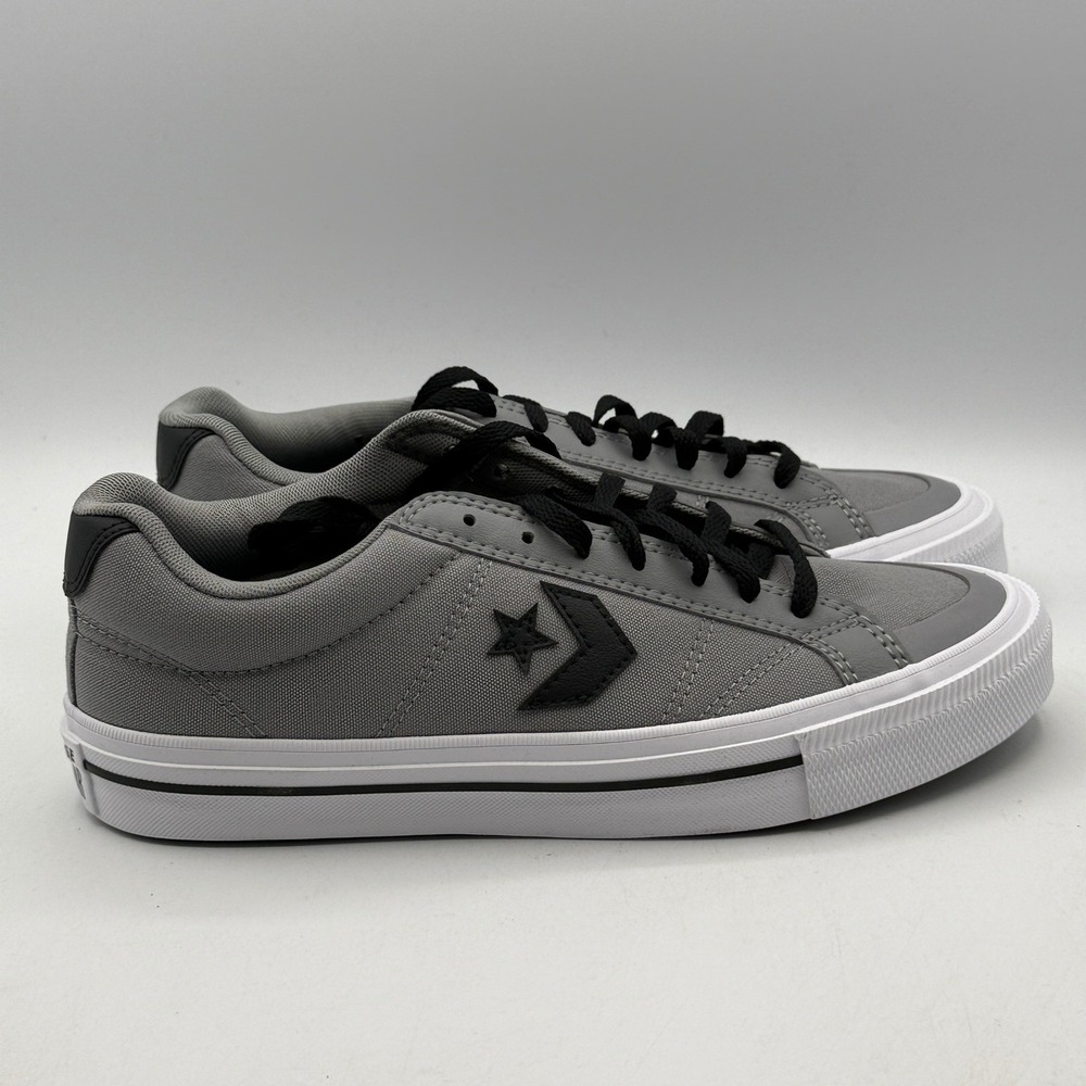 Converse Sport Casual Ox Sneakers Men 9 Grey Black White Star Chevron A10548F